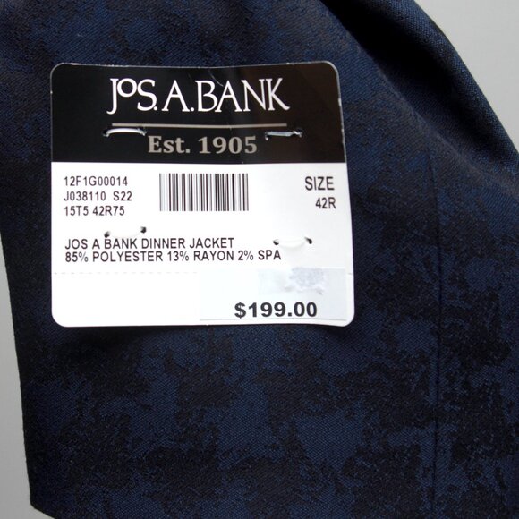 JOS A BANK Dinner Jacket 42R Blazer 2-btn Slim Fit E01085 - Picture 15 of 15